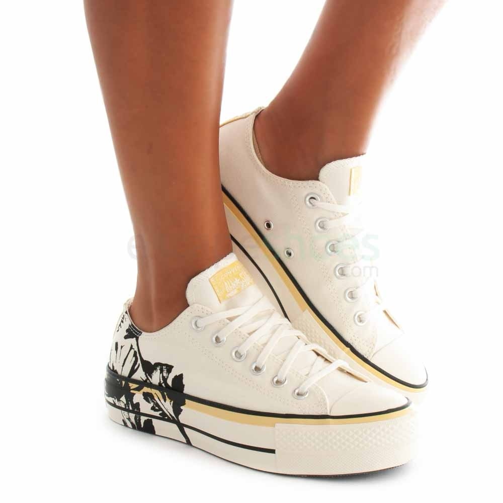 Converse Chuck Taylor All Star Platform Low Hybrid Floral Wsize9–25.5cm. A5 - Picture 12 of 12